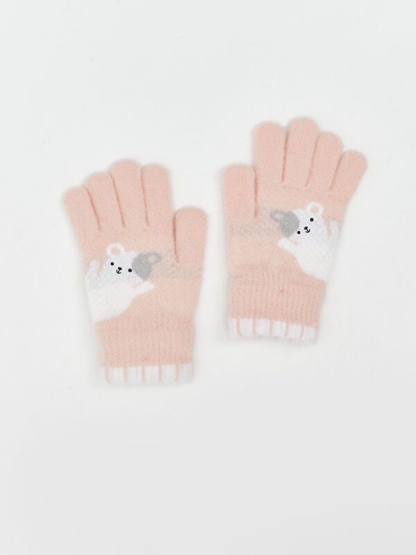 Moudda LC Waikiki - Gants tricot Fille Rose - Tunisie 1