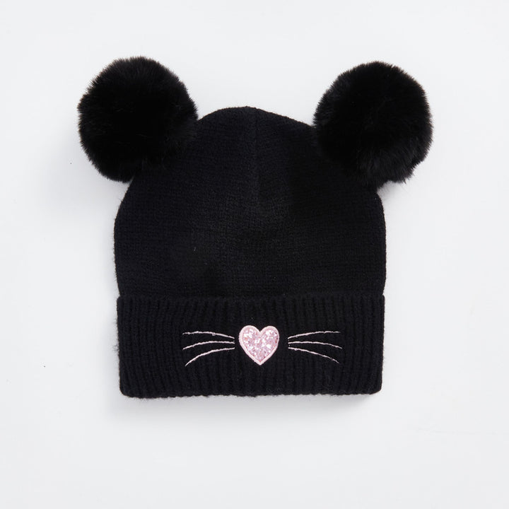 Moudda LC Waikiki - Béret tricot Fille Noir - Tunisie 1