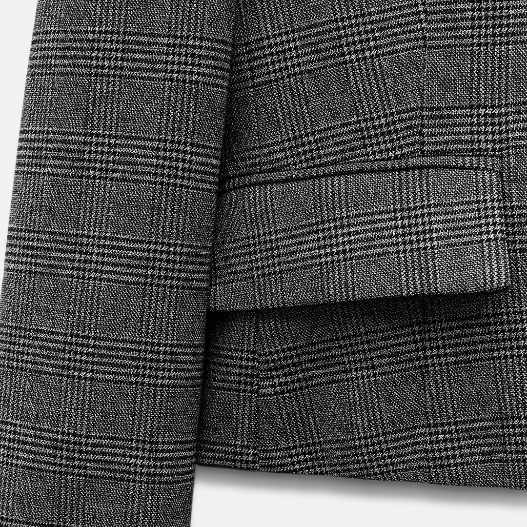 Moudda ZARA - Combinaison 1210 veste à petits carreaux - Tunisie 4