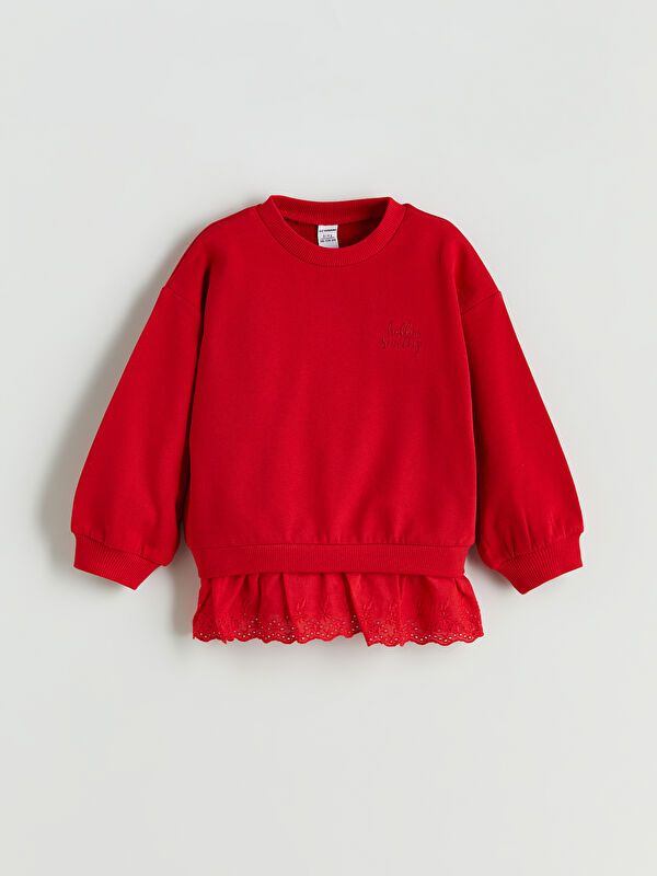 Moudda LC Waikiki - Sweatshirt en jersey Fille Rouge - Tunisie 1