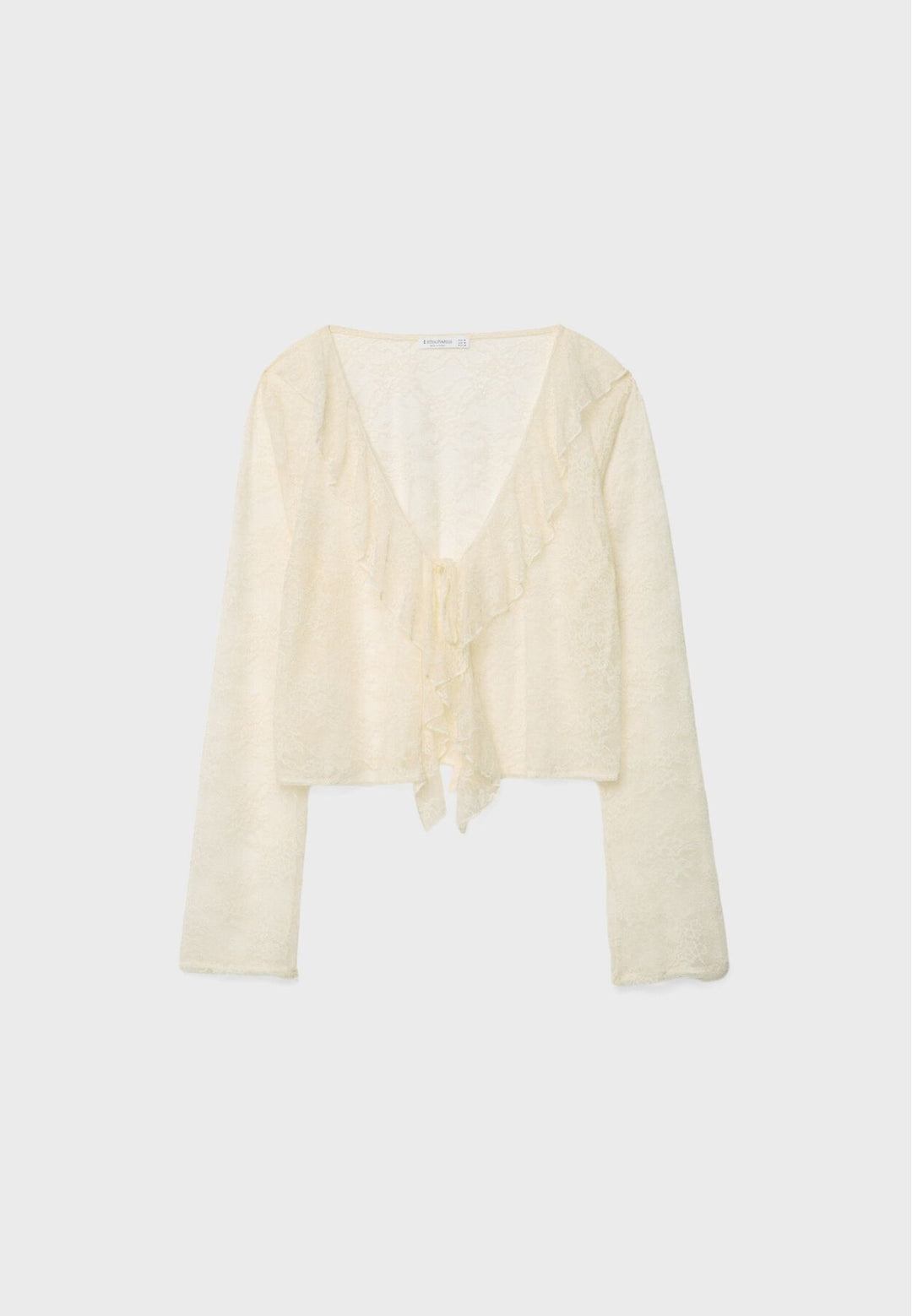 Moudda STRADIVARIUS - Petite Veste à Volant en Dentelle - Tunisie 2