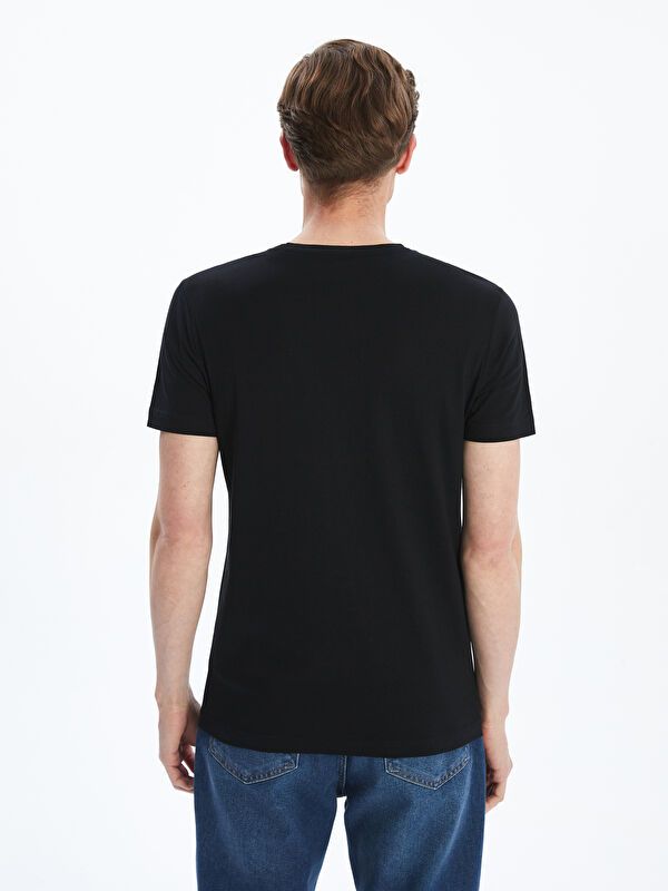 Moudda LC Waikiki - T-shirt basique col rond manches courtes en jersey - Tunisie 4