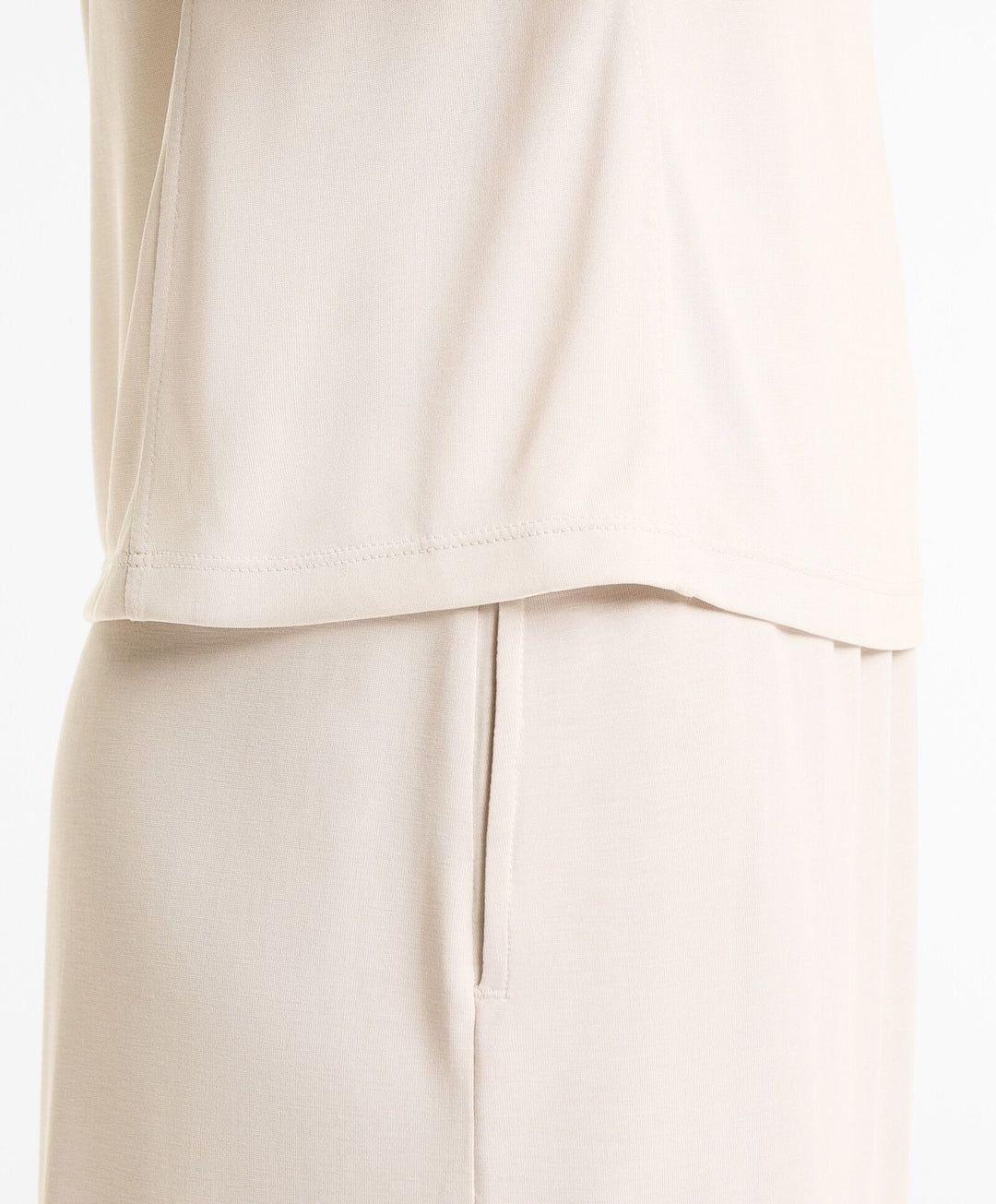 Moudda Oysho - T-Shirt Manches Courtes Scoop - Modal/Polyester - Tunisie 4
