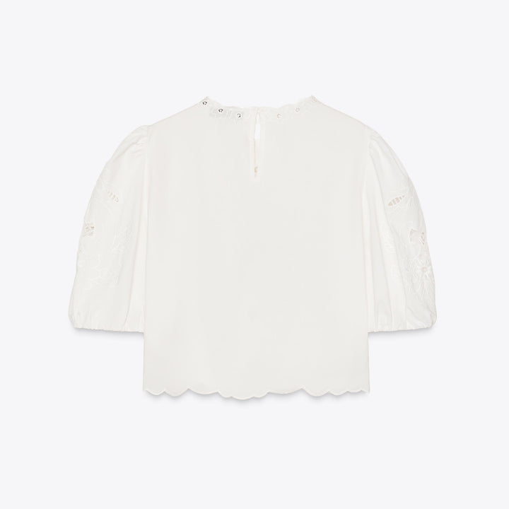 Moudda ZARA - Blouse Romantique - Manches Bouffantes - Tunisie 2