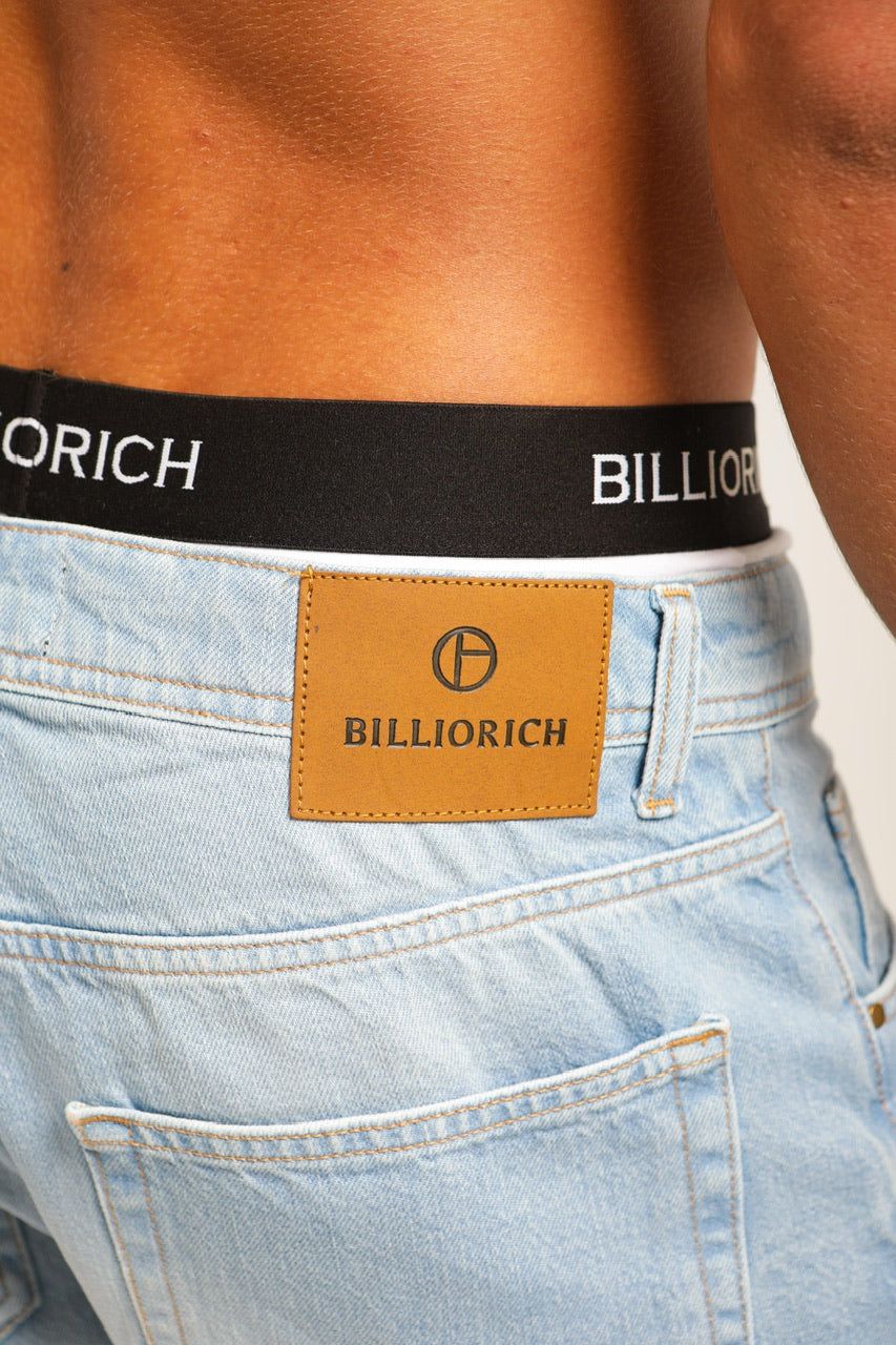 Moudda Billiorich - Short en Jean Homme - Coupe Droite - 6