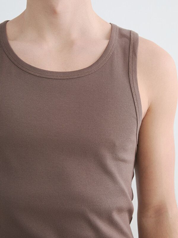 Moudda LC Waikiki - Sans manches en jersey pour Homme couleur  Marron - Tunisie 3