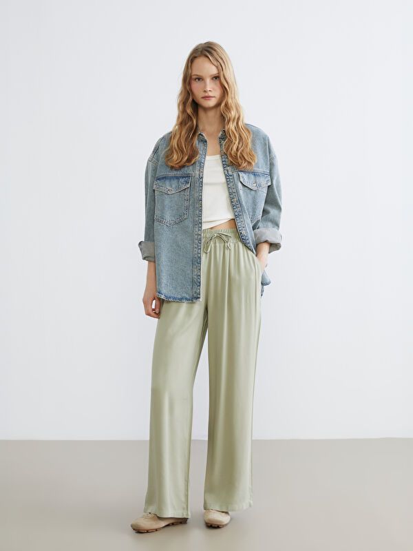 Moudda LC Waikiki - Pantalon fin en tissu pour Femme - Tunisie 1