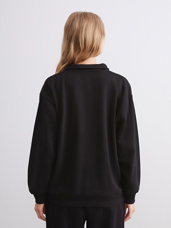 Moudda LC Waikiki - Sweatshirt en jersey Femme Noir - Tunisie 4