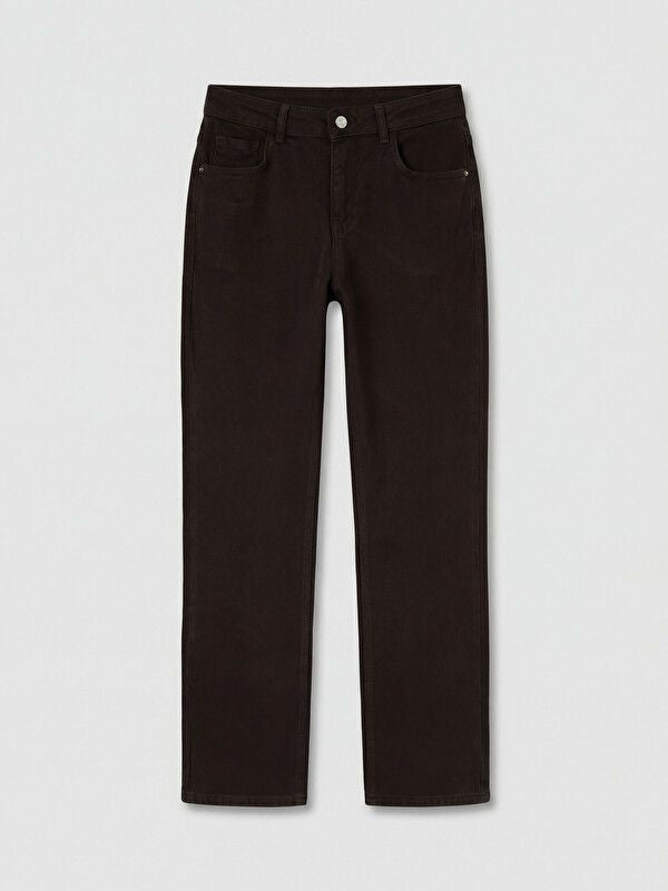 Moudda LC Waikiki - Pantalon en jean pour Femme couleur Marron - Tunisie 1