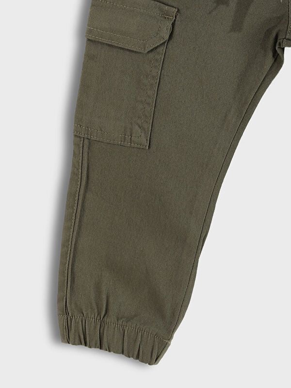 Moudda LC Waikiki - Pantalon tissé épais basique Garçon Kaki - Tunisie 3