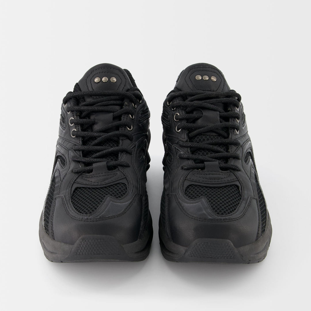 Moudda BERSHKA - Baskets tech noires - Tunisie 1