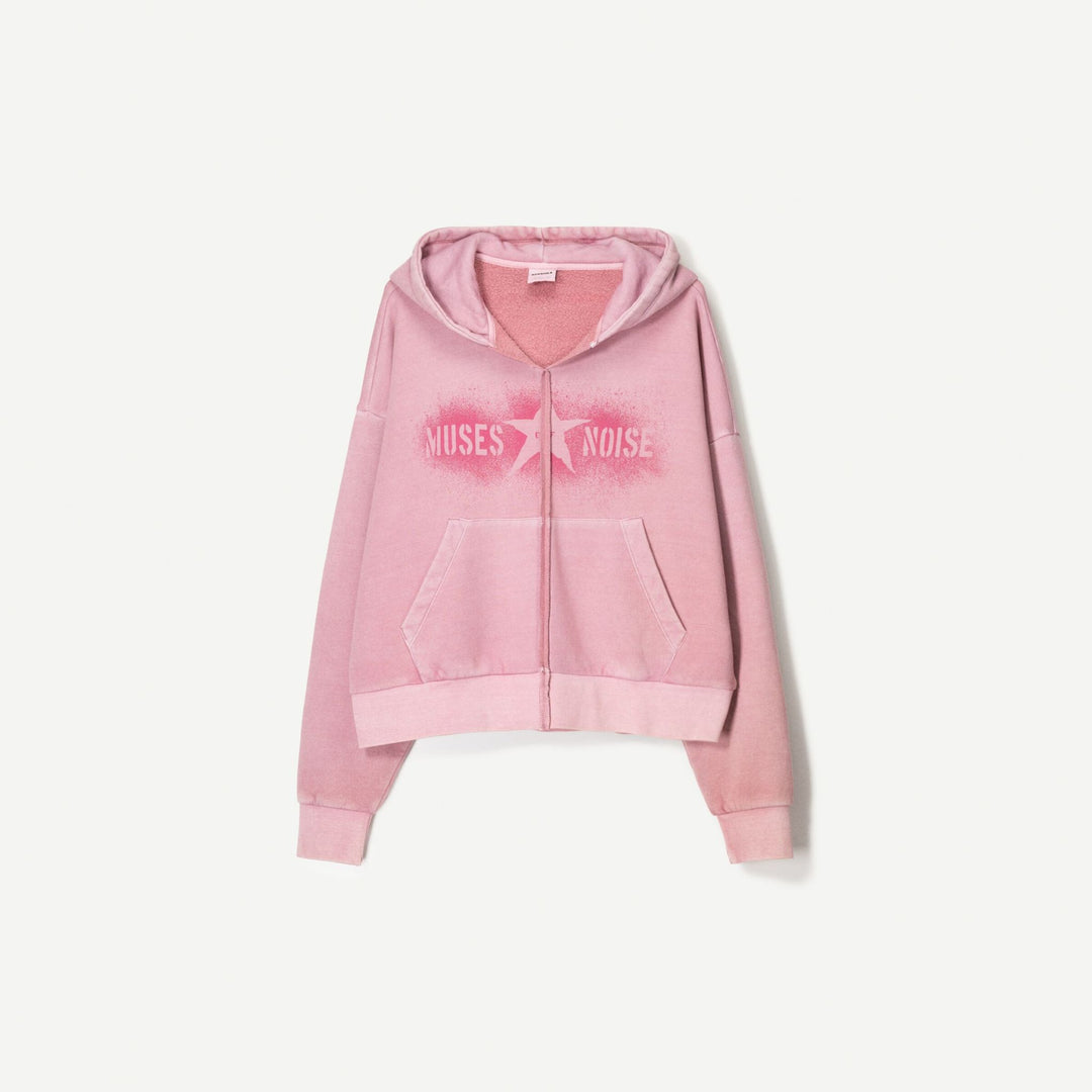 Moudda BERSHKA - Sweat Capuche Crop - Lavé Skate Punk - Tunisie 1