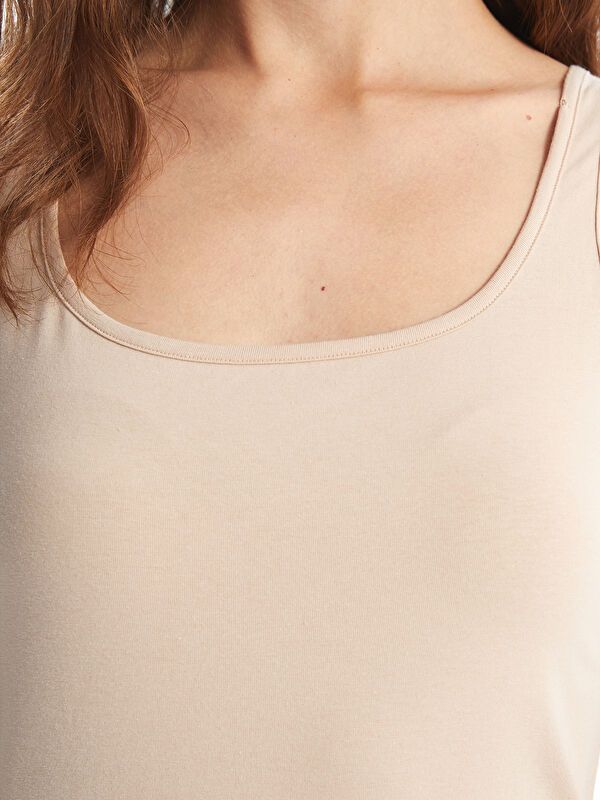 Moudda LC Waikiki - Débardeur base sous-vêtements Femme Rose nude - Tunisie 3