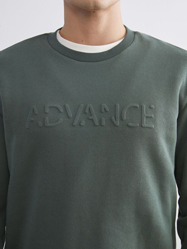 Moudda LC Waikiki - Sweatshirt en jersey Homme Vert terne - Tunisie 3