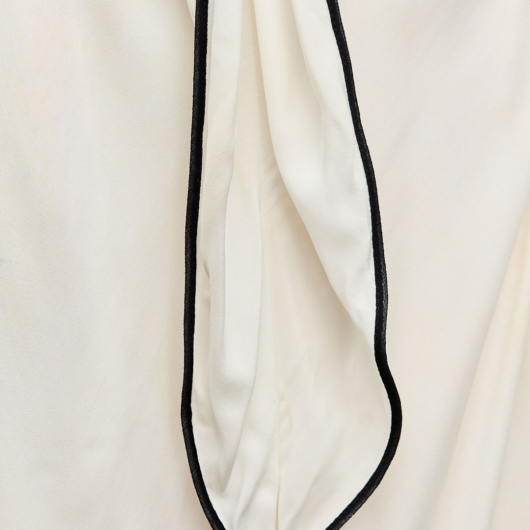 Moudda ZARA - Robe mi-longue imprimée liserés décolleté dos volant - Tunisie 5