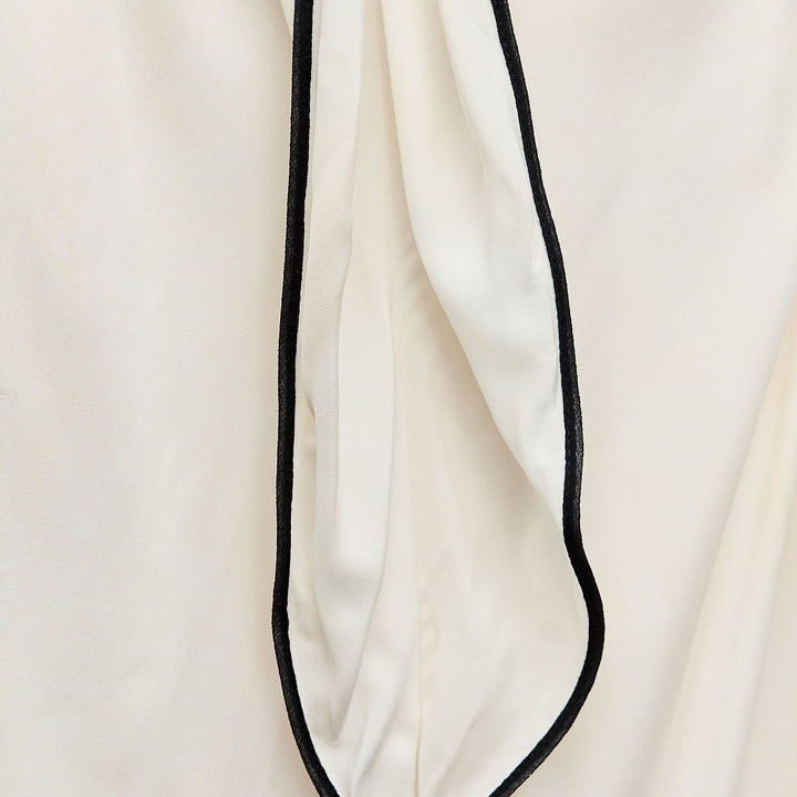 Moudda ZARA - Robe mi-longue imprimée liserés décolleté dos volant - Tunisie 5