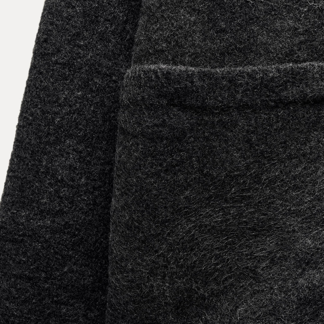 Moudda ZARA - Pull col large bouton et poches doux - Tunisie 4