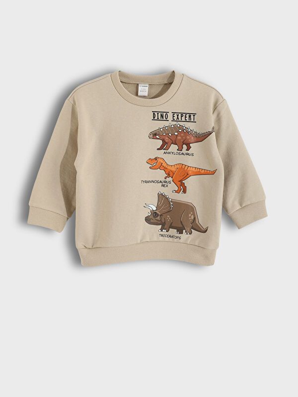 Moudda LC Waikiki - Ensemble en jersey manches courtes Garçon Beige clair - Tunisie 2