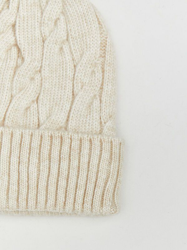 Moudda LC Waikiki - Bonnet tricot Femme Beige - Tunisie 2