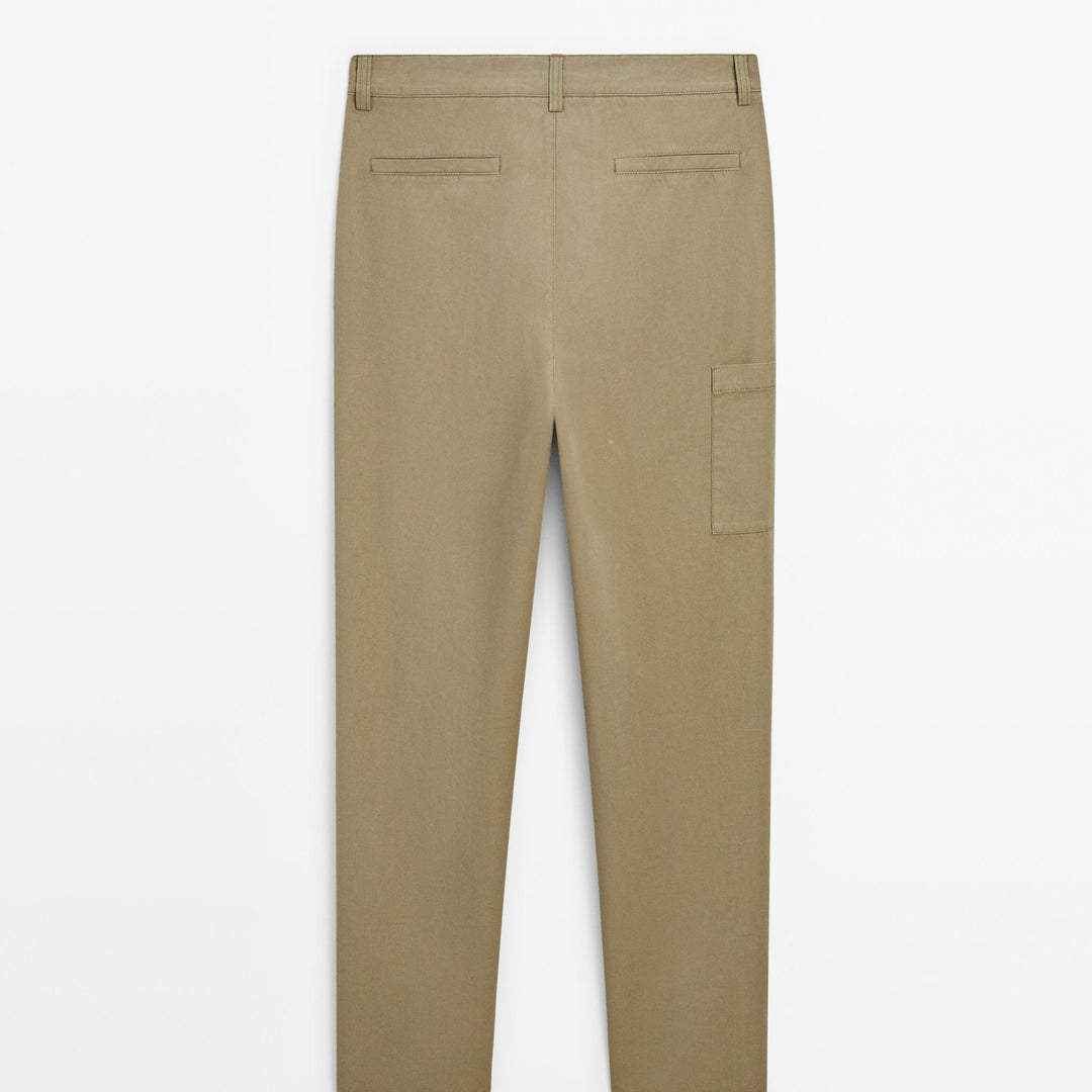 Moudda Massimo Dutti - Pantalon coton-lin, poche latérale - Tunisie 4
