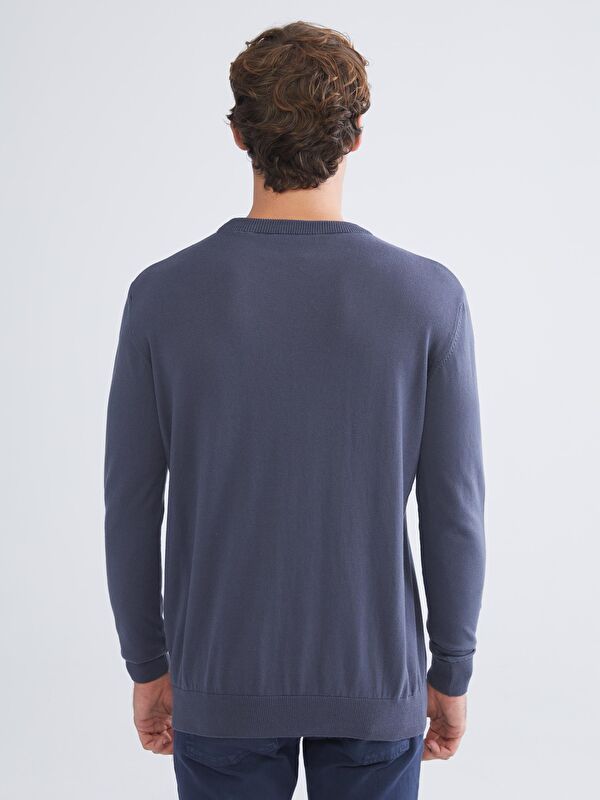 Moudda LC Waikiki - Pull en tricot Homme Mélange indigo - Tunisie 4