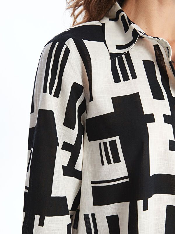 Moudda LC Waikiki - Tunique imprimée tissée cv à manches longues pour Femmes - Tunisie 3