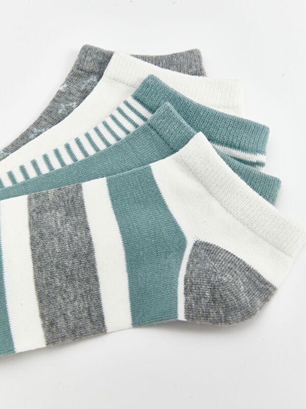 Moudda LC Waikiki - Chaussettes pour sneakers Femme Ecru - Tunisie 3