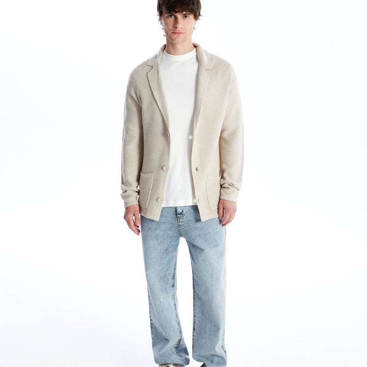 Moudda LC Waikiki - Cardigan en tricot Homme Beige clair - Tunisie 3