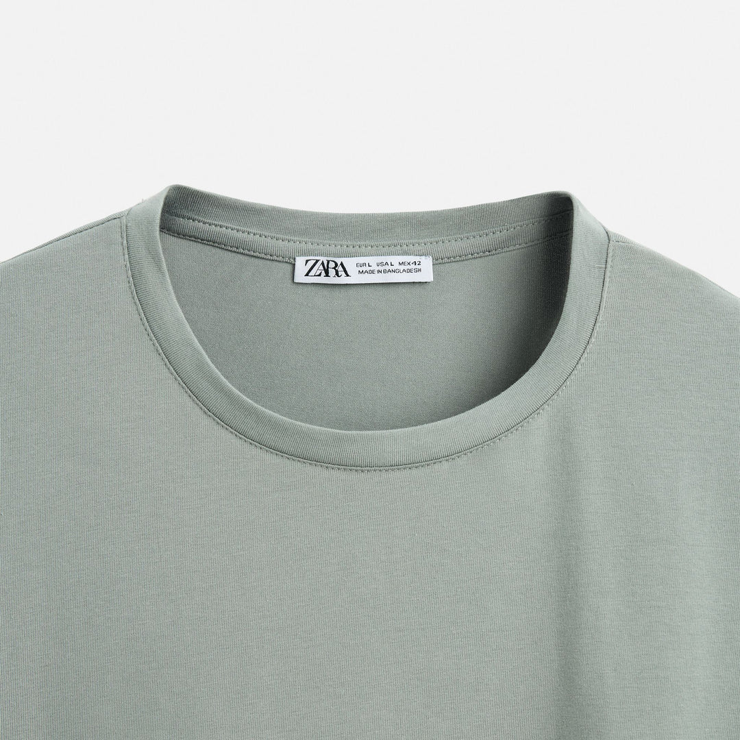 Moudda ZARA - T-Shirt Slim - Col Rond & Manches Longues - Tunisie 3