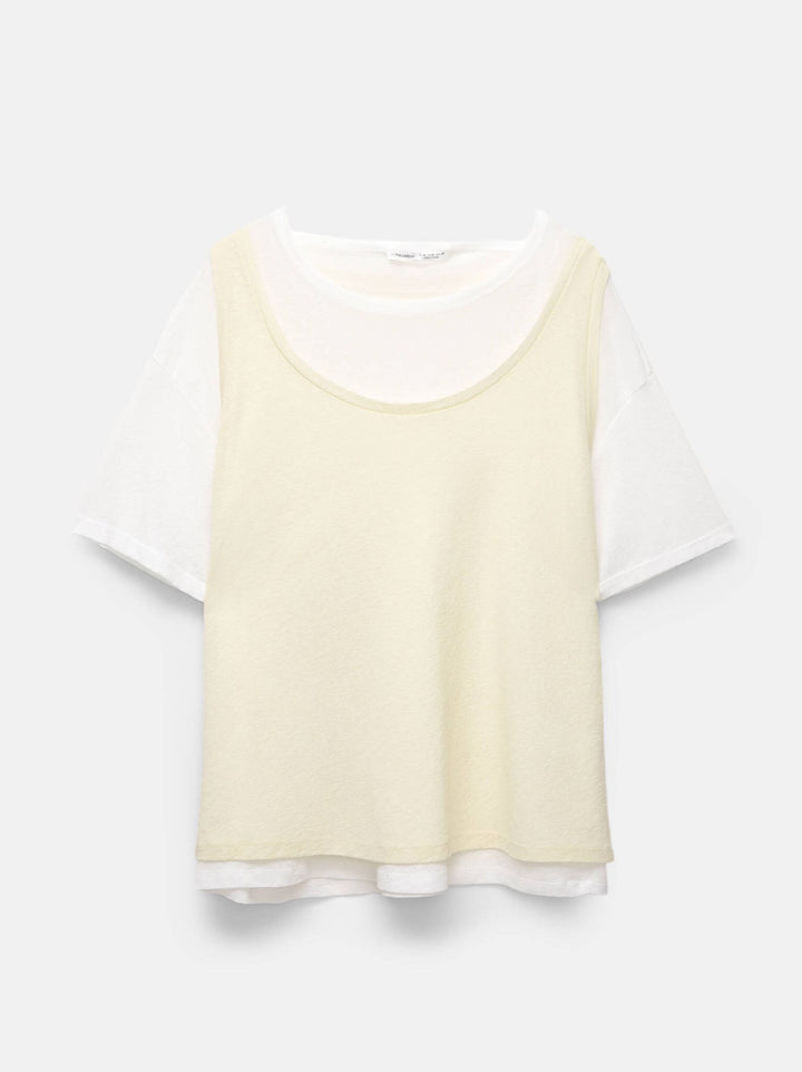 Moudda PULL & BEAR - T-Shirt Double - Bicolore - Tunisie 3