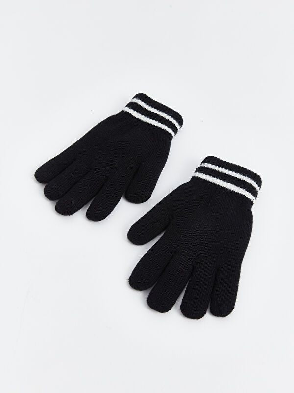 Moudda LC Waikiki - Gants tricot Fille Noir - Tunisie 1