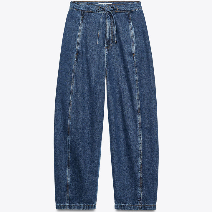 Moudda ZARA - Denim - Taille Haute & Ceinture Élastique - Tunisie 1