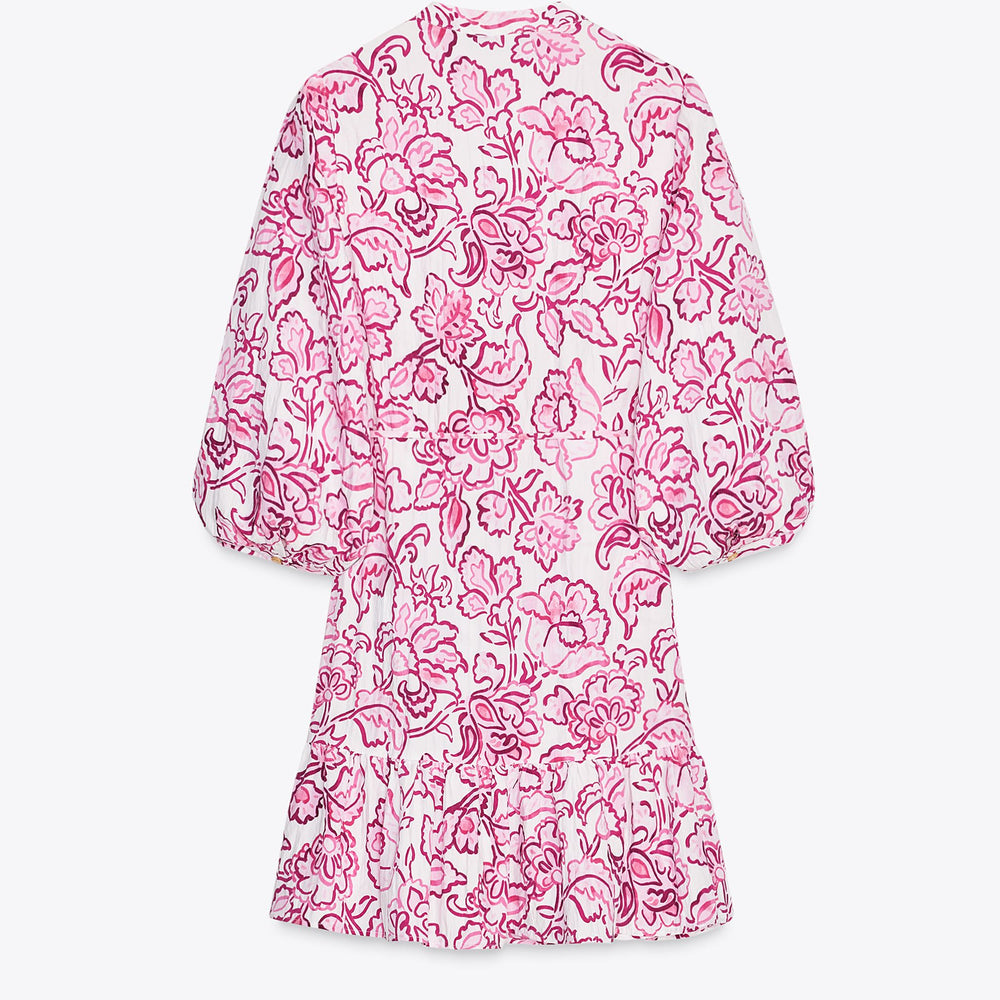 Moudda ZARA - Robe Mini - Imprimé Fleurs Roses - Tunisie 2