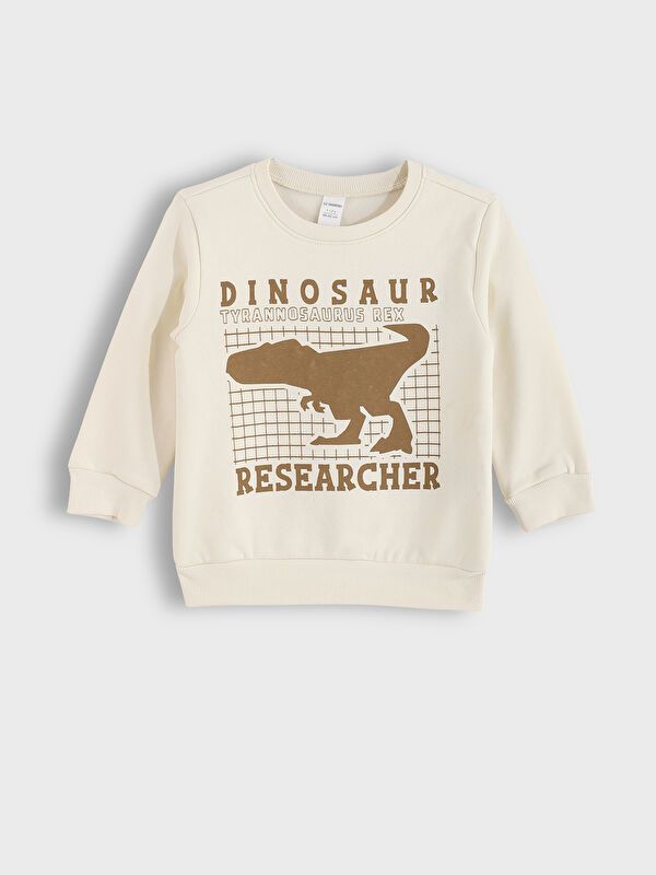 Moudda LC Waikiki - Pack sweatshirt jersey Garçon Beige clair - Tunisie 2