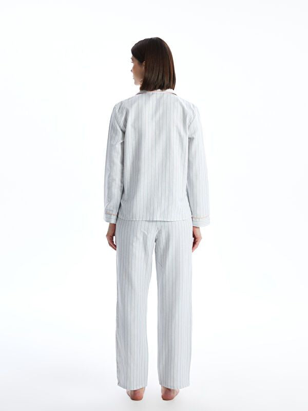 Moudda LC Waikiki - Pyjama tissé à manches longues pour Femmes - Tunisie 4