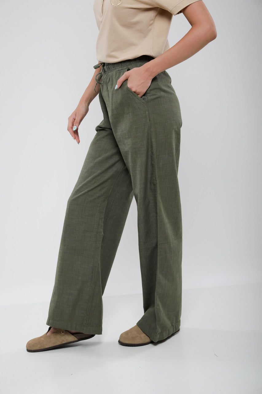 Moudda Billiorich - Pantalon Large Femme en Lin Mélangé - Tunisie 2