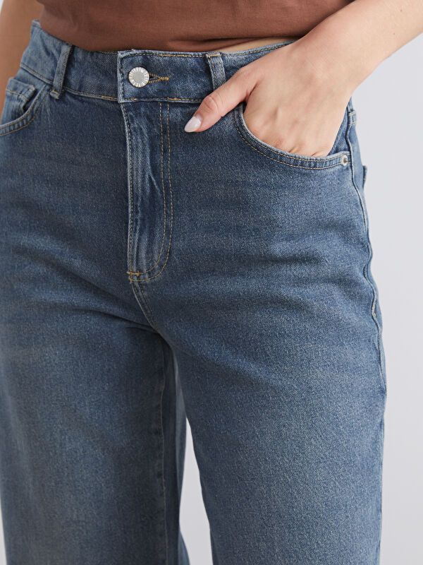 Moudda LC Waikiki - pantalon en jean tissé pour Femmes - Tunisie 3