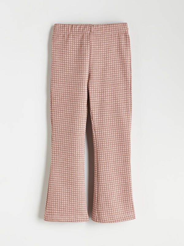 Moudda LC Waikiki - T-shirt en jersey stretch Fille A carreaux bruns - Tunisie 1