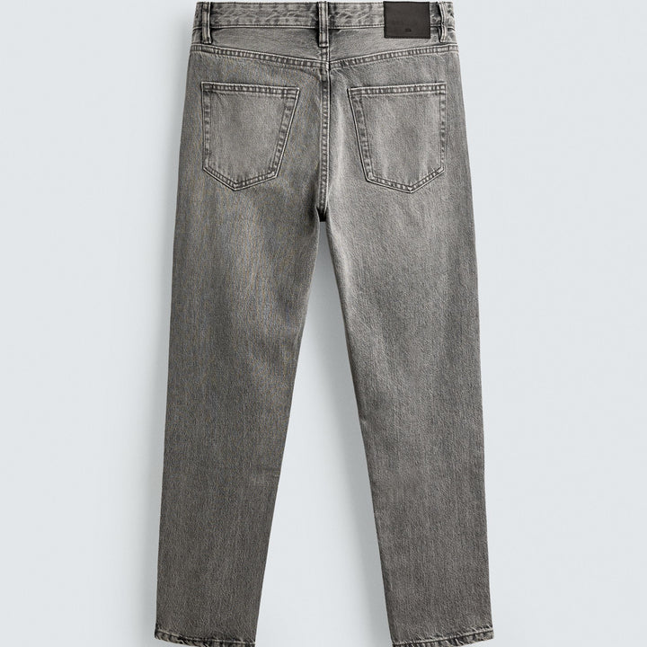 Moudda ZARA - Pantalon Denim Gris - Ceinture (Reworking Classics) - Tunisie 2