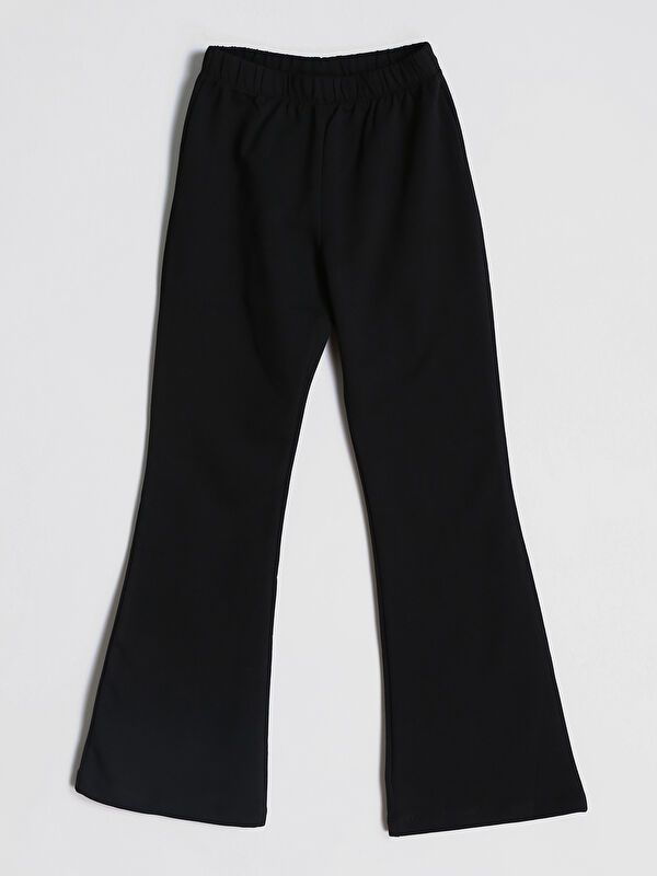 Moudda LC Waikiki - T-shirt jersey stretch basique Fille Noir - Tunisie 1