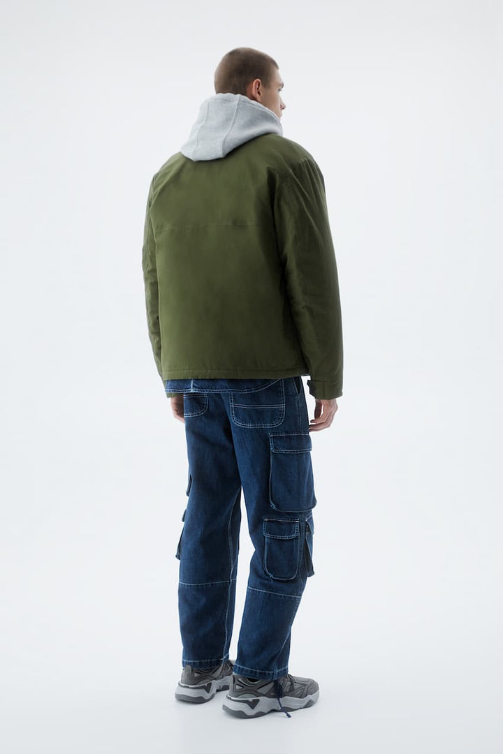 Veste Coton Matelassée Col Pana