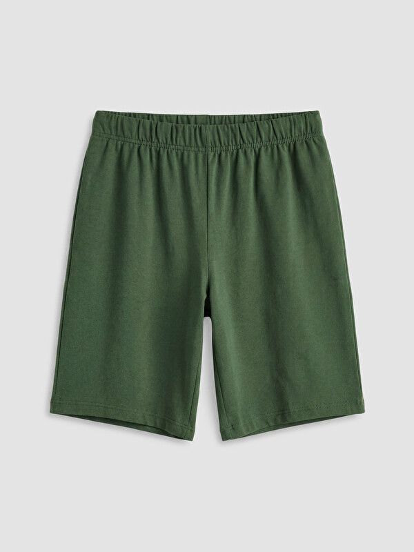 Moudda LC Waikiki - Short-Capri manches courtes pour Garçon couleur Vert pastel imprimé - Tunisie 3