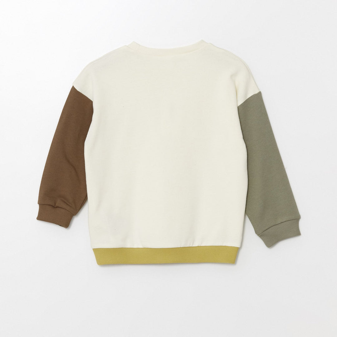 Moudda LC Waikiki - Sweatshirt en jersey Garçon Beige clair - Tunisie 3
