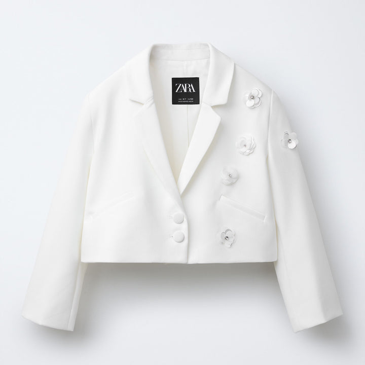 Moudda ZARA - Blazer Fille - Fleurs 3D - Tunisie 1