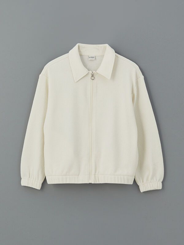 Moudda LC Waikiki - Cardigan en jersey Fille Ecru - Tunisie 1