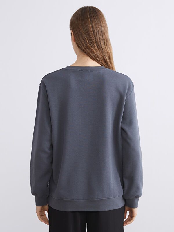 Moudda LC Waikiki - Sweatshirt en jersey sous licence Femme Carbone - Tunisie 4