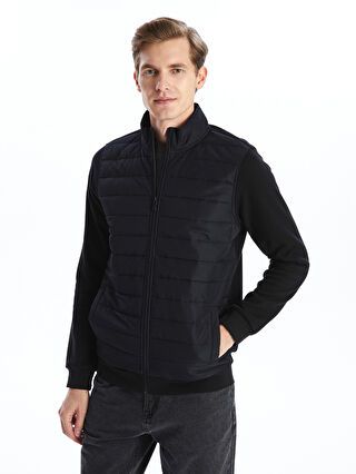 Moudda LC Waikiki - Cardigan jersey basique Homme Noir - Tunisie 1