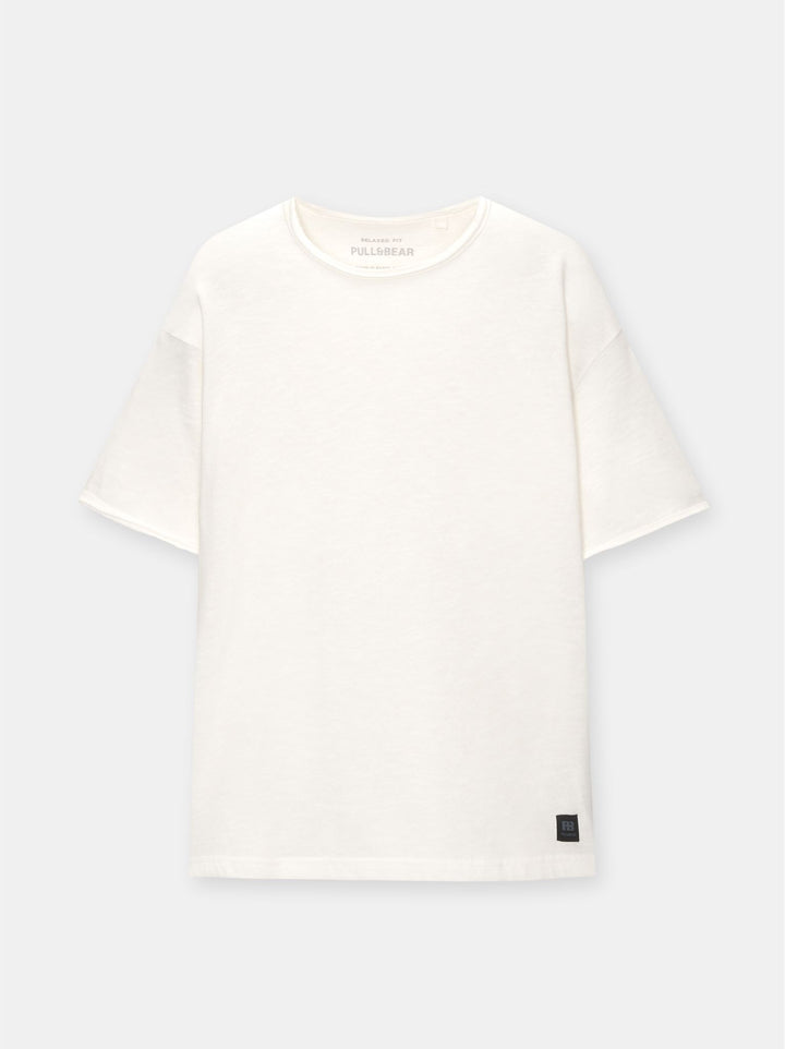 Moudda PULL & BEAR - T-Shirt Demi-Manches Bord Brut - Tunisie 3