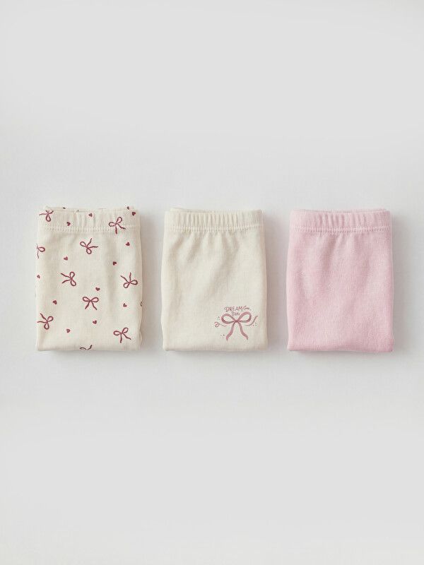 Moudda LC Waikiki - Boxer en jersey pour Fille couleur Crème imprimé - Tunisie 1