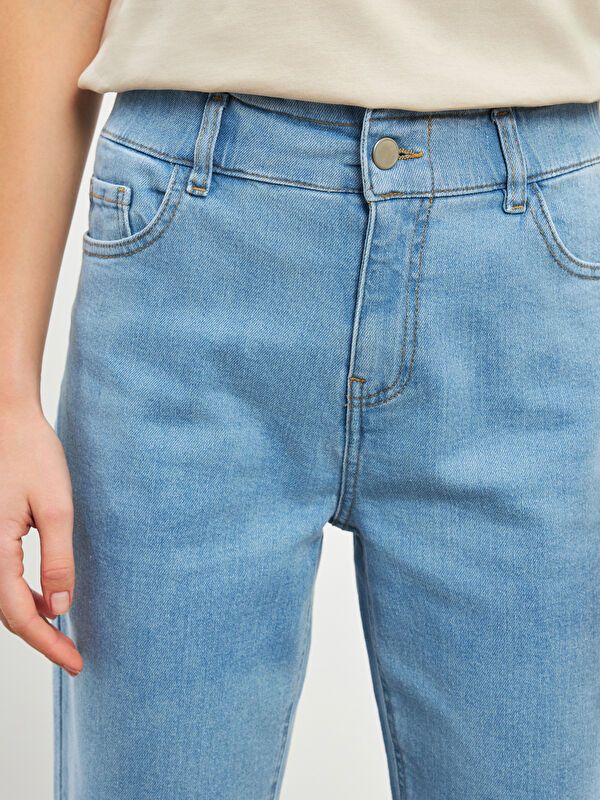 Moudda LC Waikiki - Pantalon en jean tissé cv pour Femmes - Tunisie 3